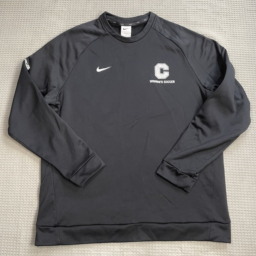 Catawba College Sweatshirt XL Mens Nike Therma Crew Fleece Black Womens Soccer